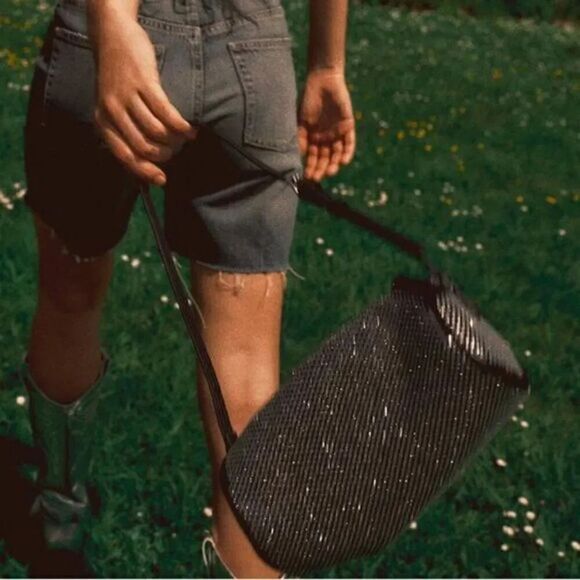 ZARA‎ SHIMMERY DUFFEL BAG - Picture 3 of 10